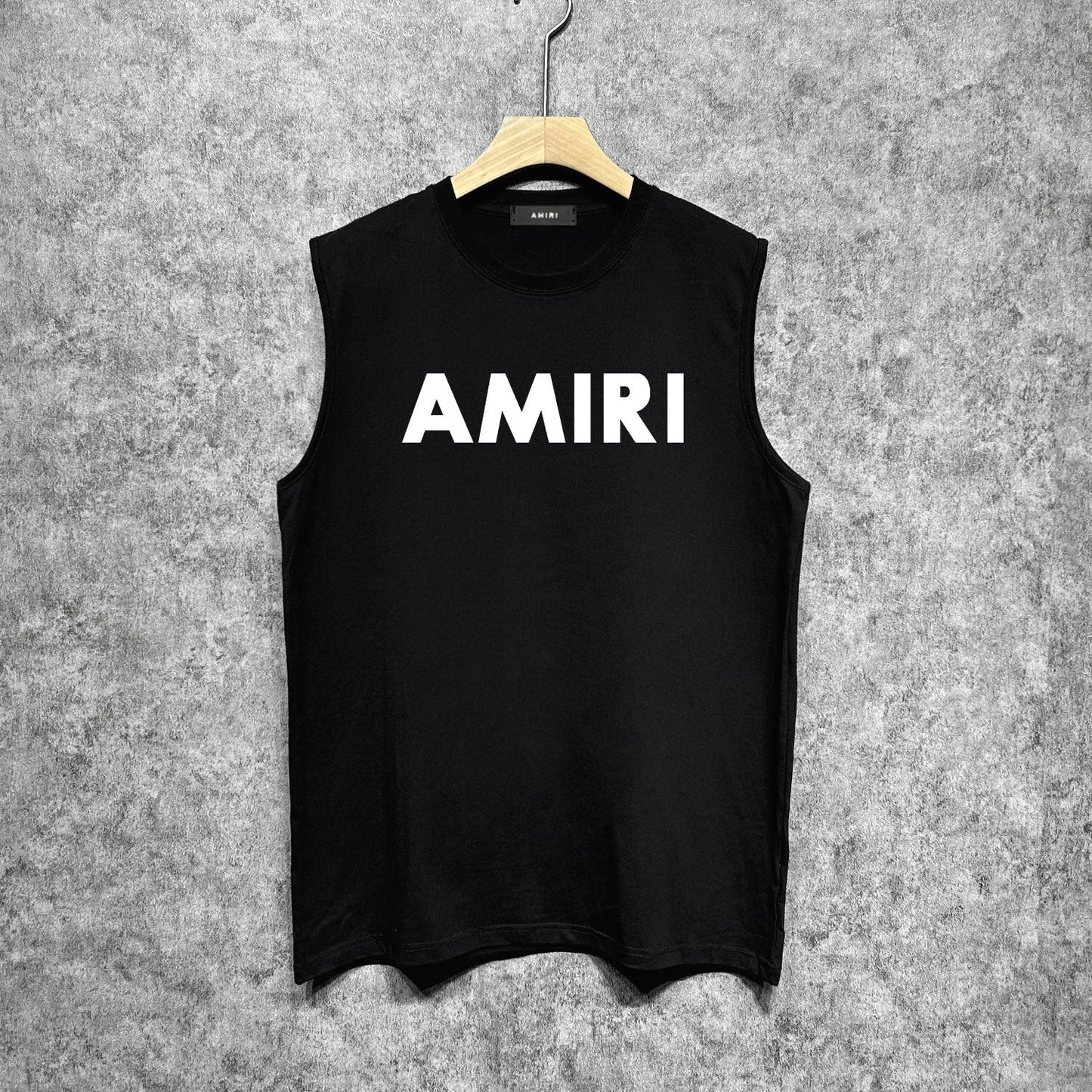 Amiri tank top thick flat simple letterprinting