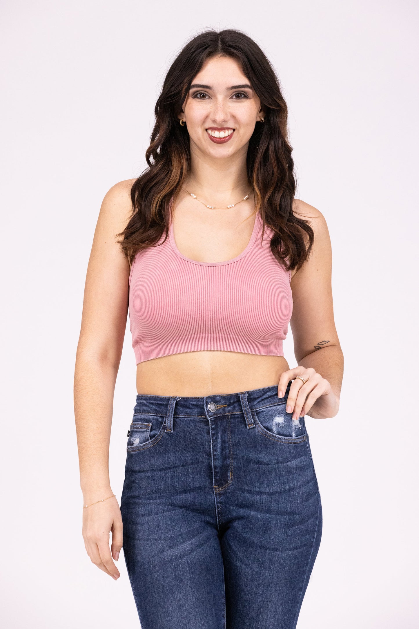 Exceed My Expectations Women's Ribbed Racerback Bralette