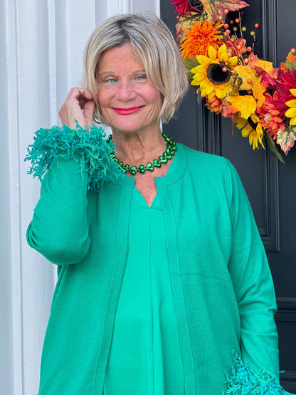 EMERALD HEARTS NECKLACE