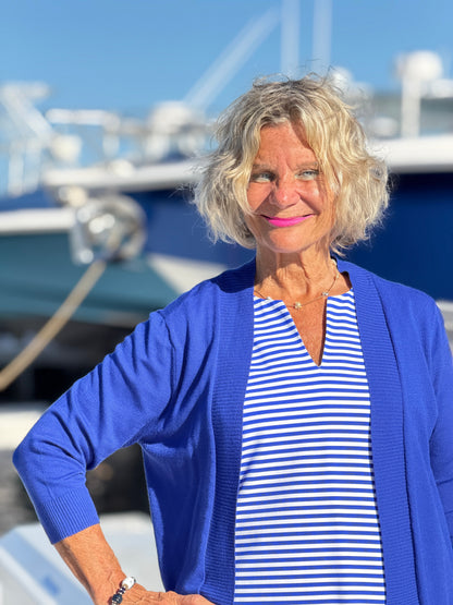 HARBOR BLUE SLEEVELESS TANK