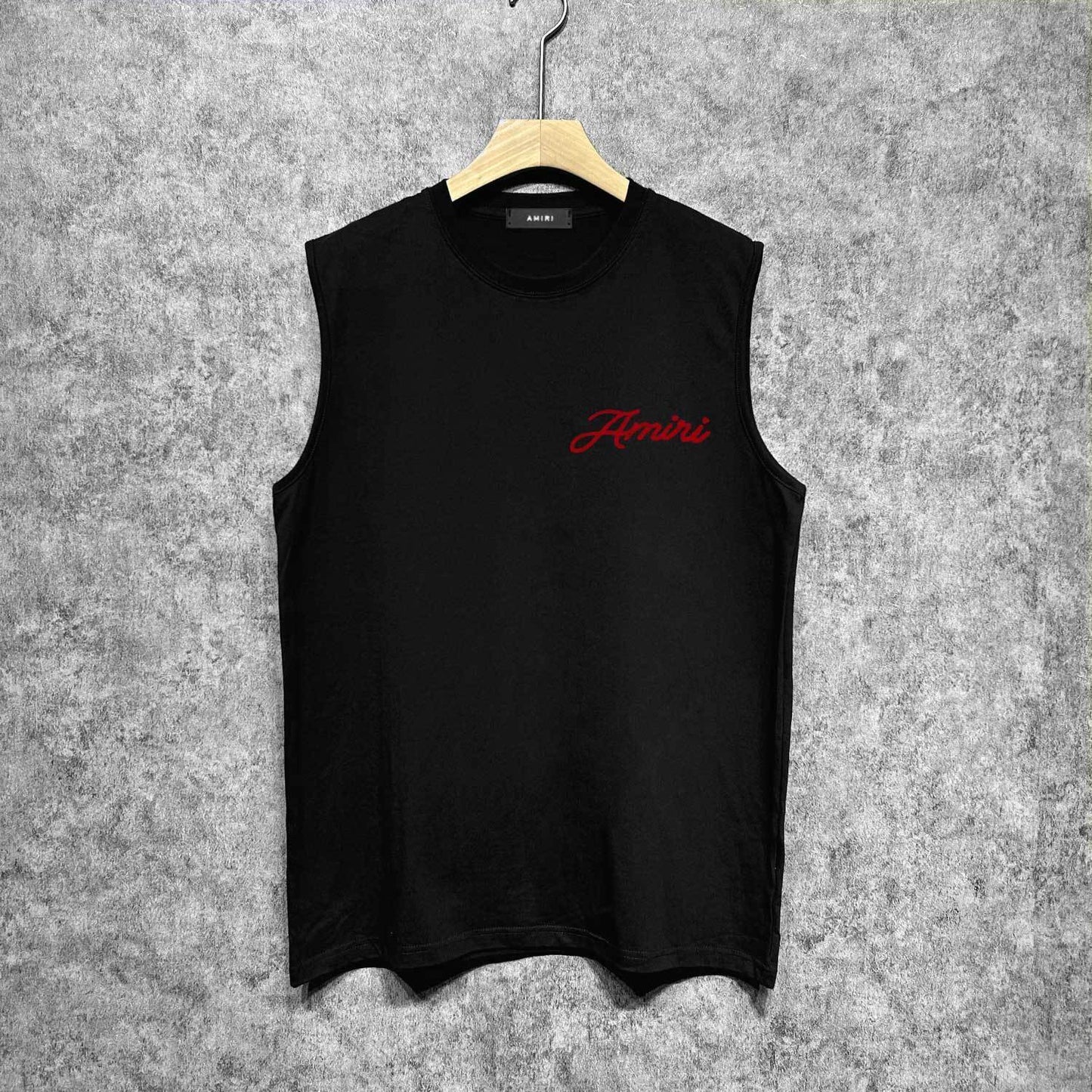 Amiri tank top mottled pegasus print