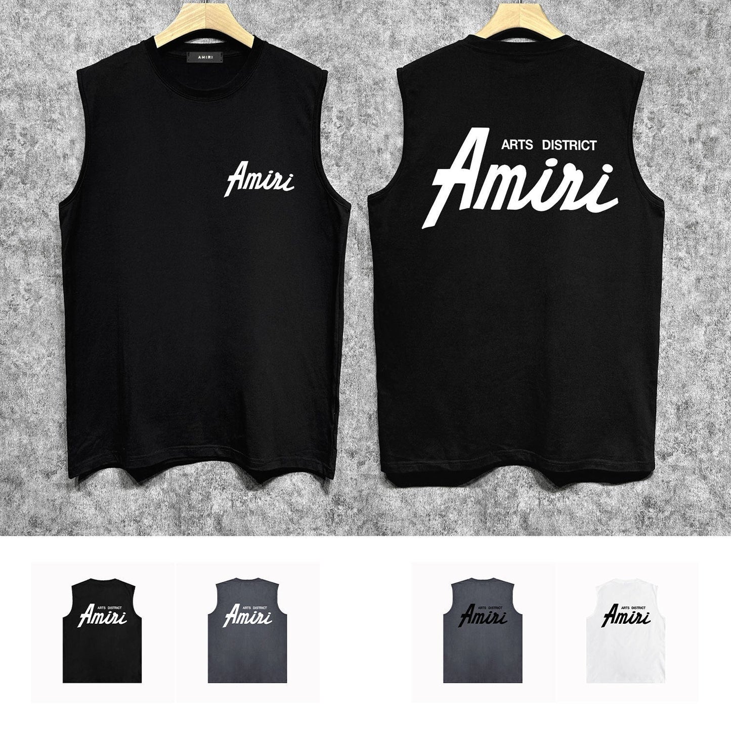 Amiri tank top pure letterprinting