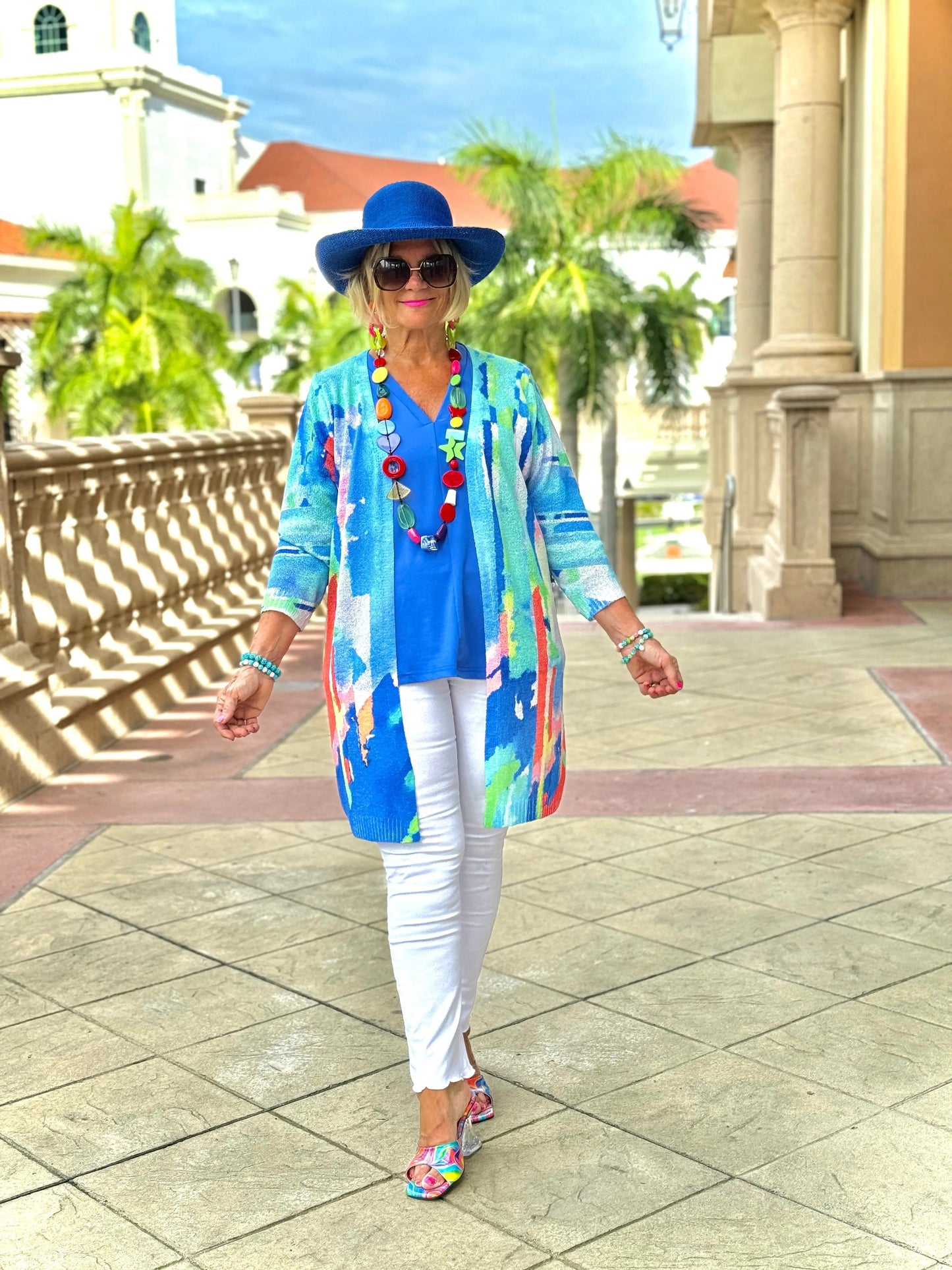 LULU-B BLUE TAILORED V