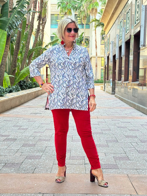 HOLIDAY WINTER WHITE TUNIC