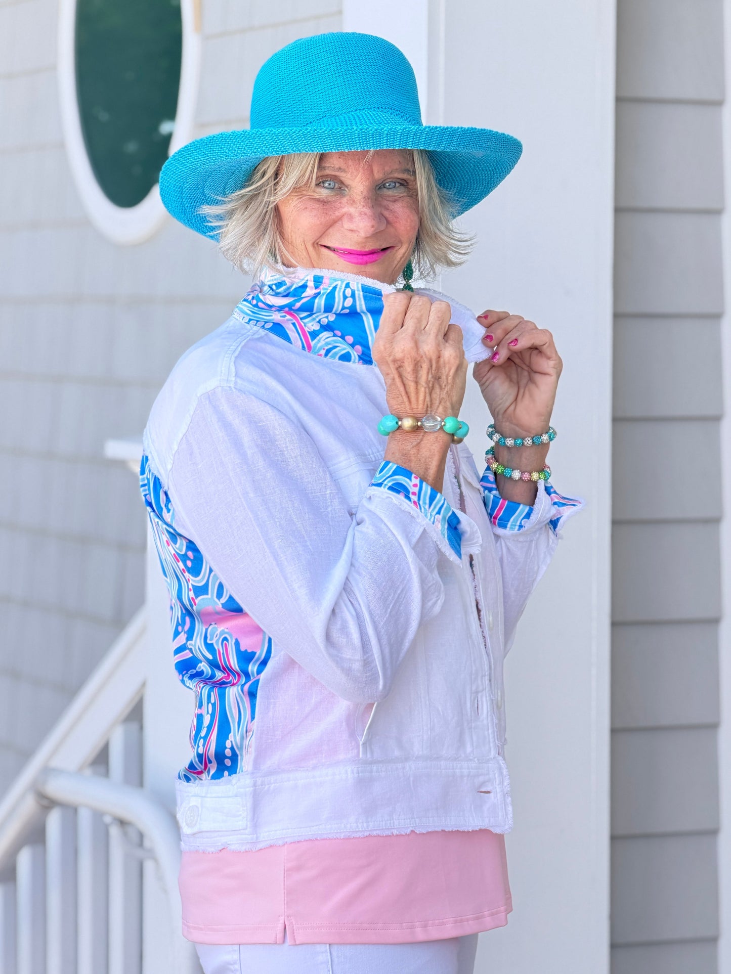 COTTON CANDY COAST LINEN JACKET