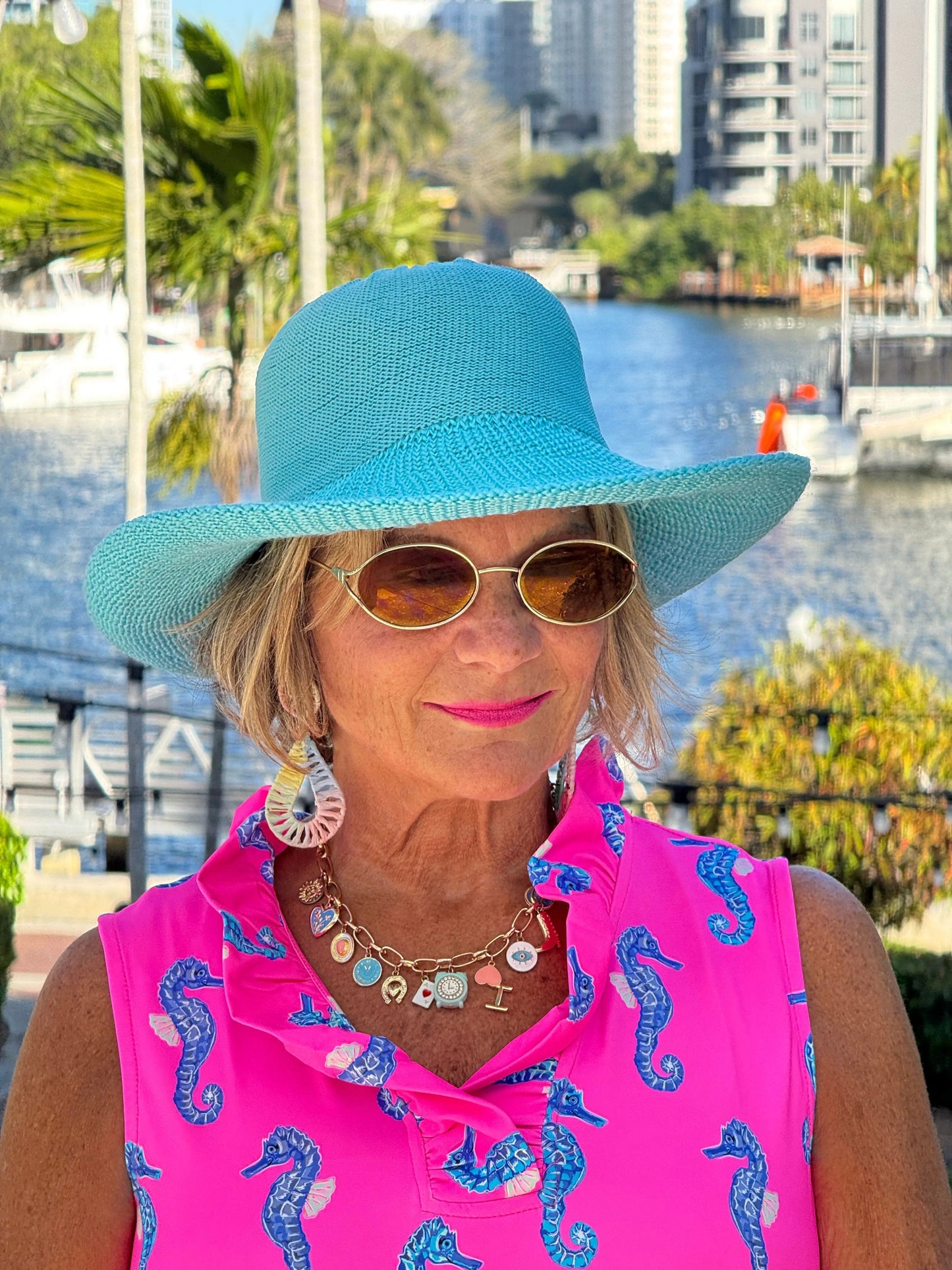 LULU B SEAHORSE BAY RUFFLE DRESS