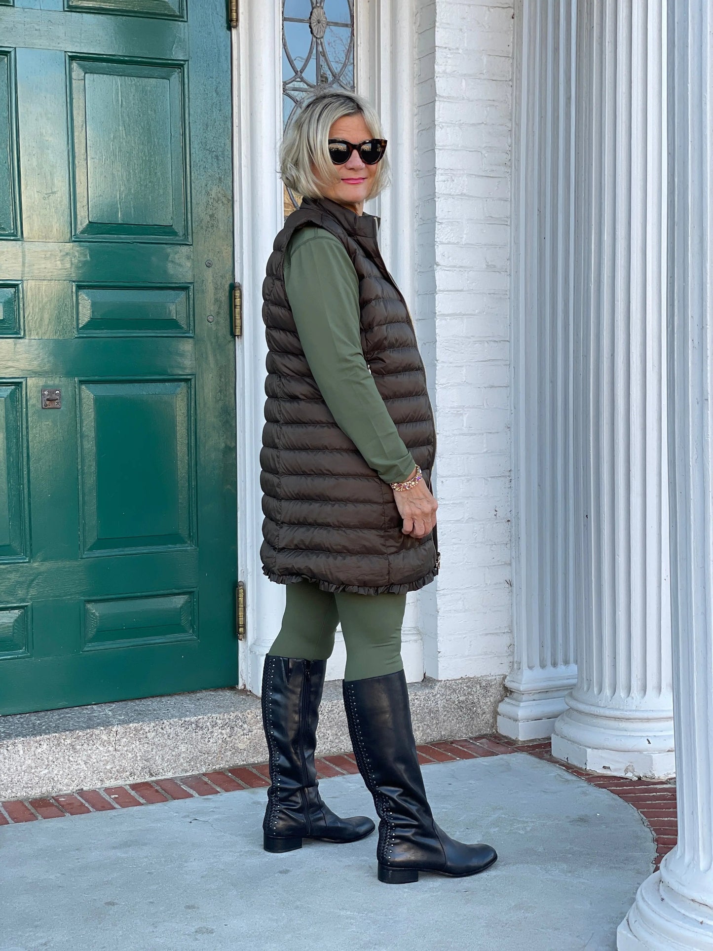 LULU-B OLIVE FULL ZIPPER JACKET