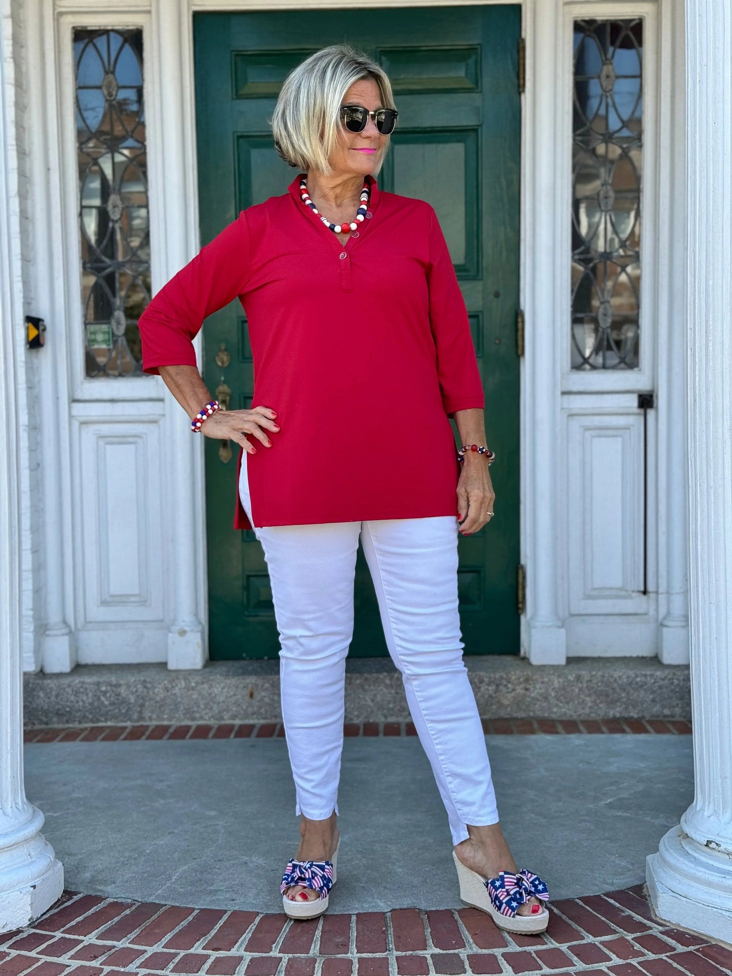 LULU-B RED TUNIC