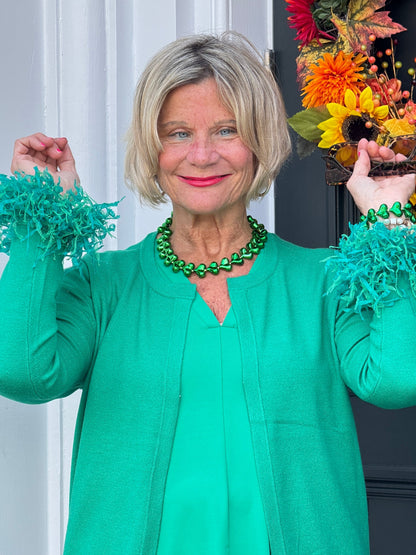 EMERALD HEARTS NECKLACE