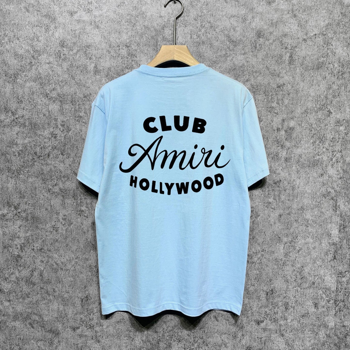 Amiri t shirts hollywood club printing short sleeve