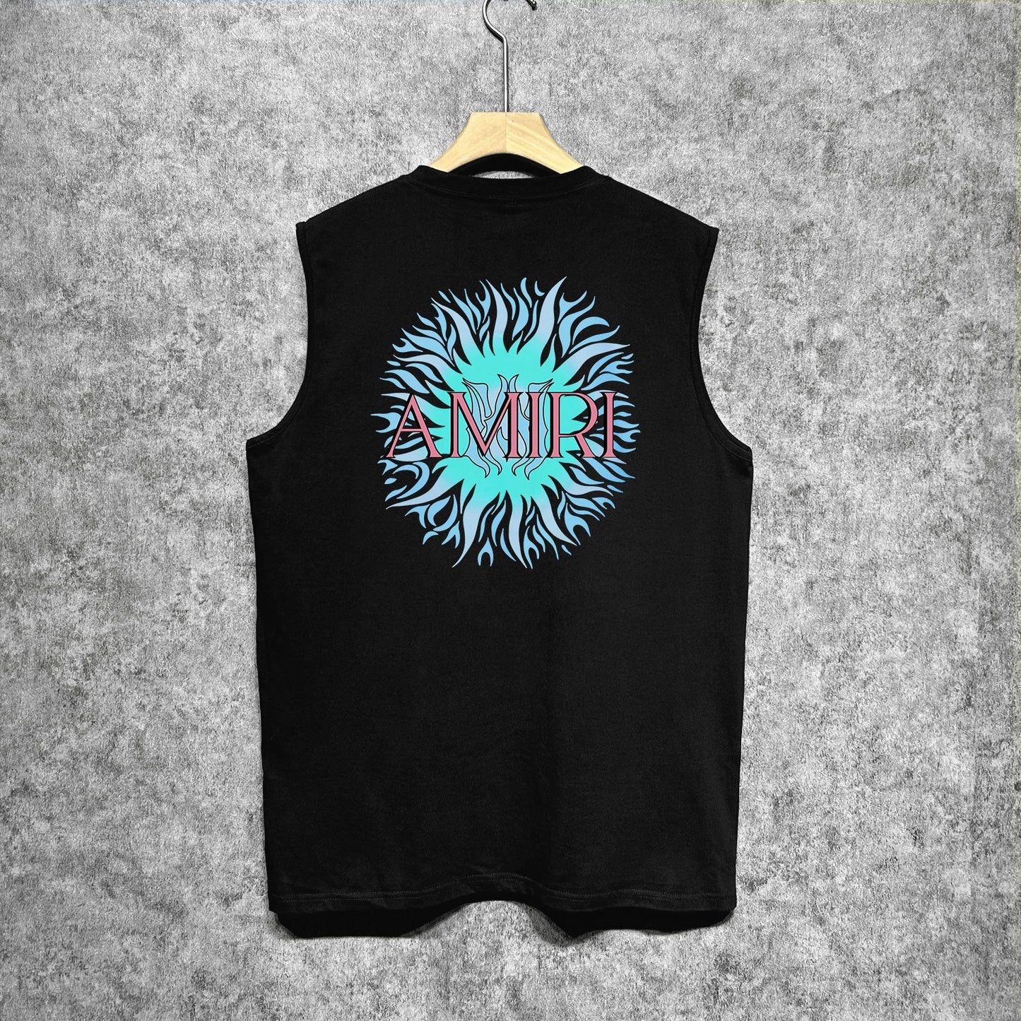 Amiri tank top colorful sun print