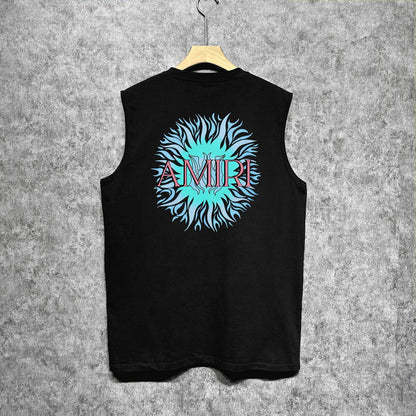 Amiri tank top colorful sun print