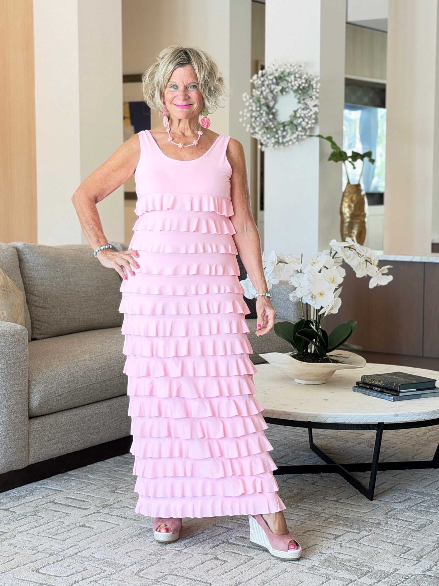 LULU-B SIESTA PINK CHA CJHA MAXI