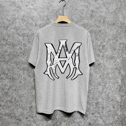 Amiri t shirts spider printing short sleeve