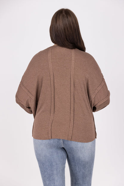 Orchard Day Women's Textured Long Sleeve Top