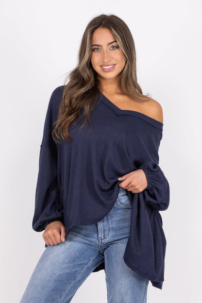 Along For The Ride Women's Oversized Long Sleeve Top