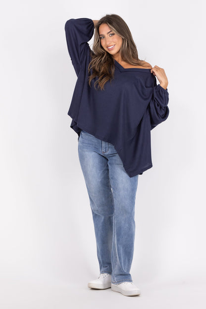 Along For The Ride Women's Oversized Long Sleeve Top