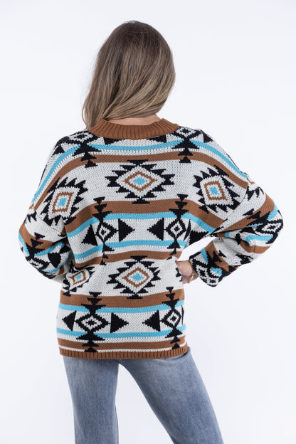 I See Clearly Women's High Neckline Sweater