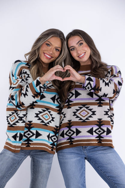 I See Clearly Women's High Neckline Sweater