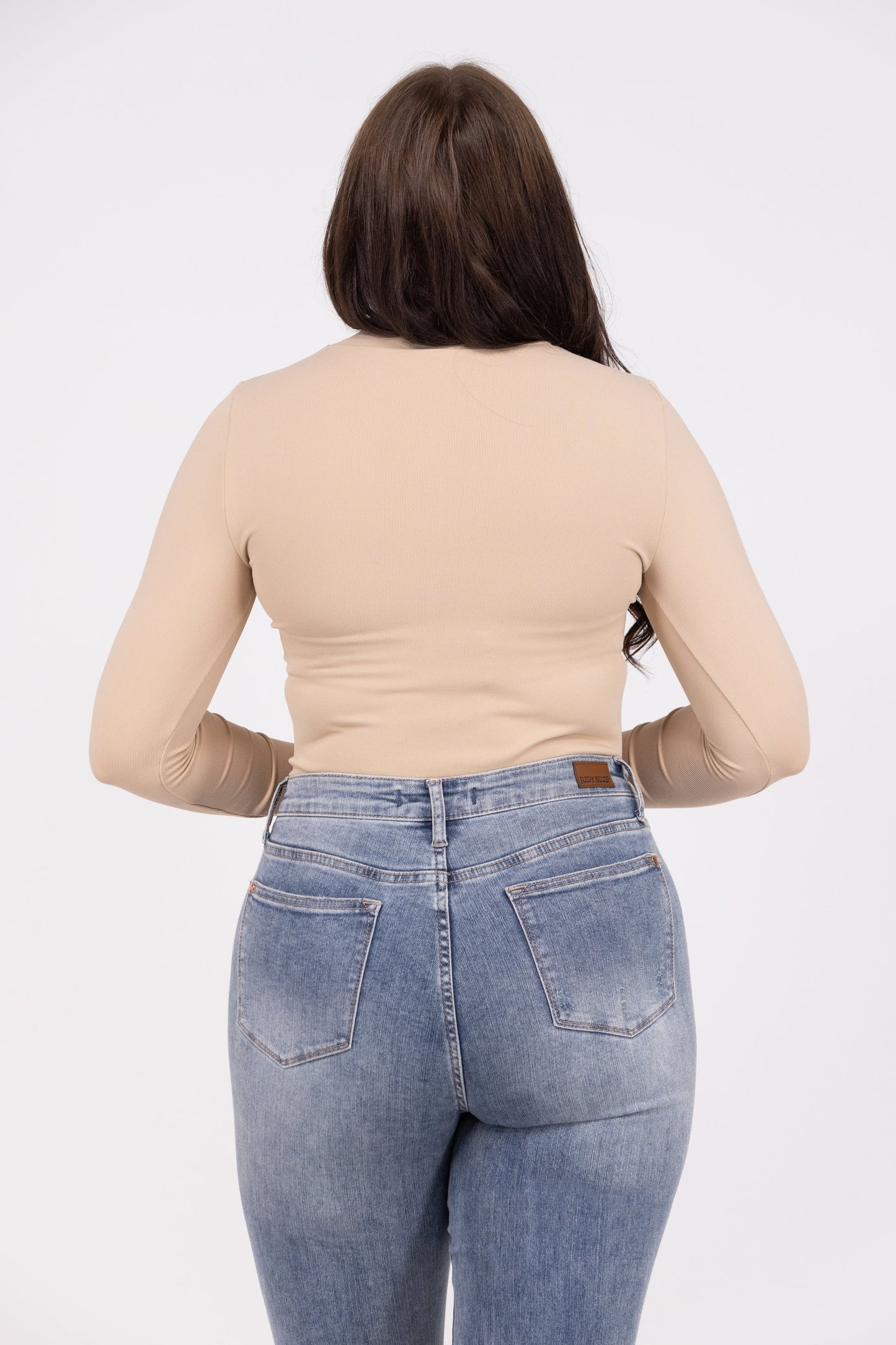 Layered In Love Women's Mock Turtleneck Long Sleeve Top