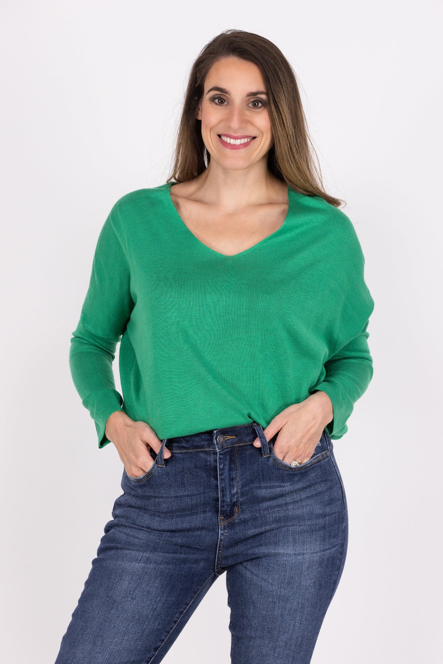 All Warmed Up Women's Cozy V-Neck Long Sleeve Top