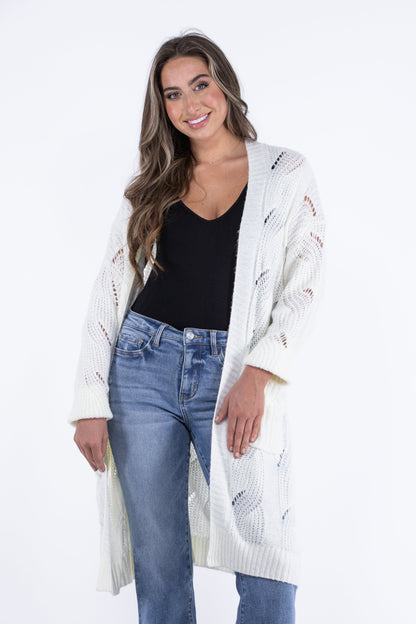 By The Seaside Women's Chunky Knit Cardigan