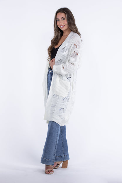 By The Seaside Women's Chunky Knit Cardigan