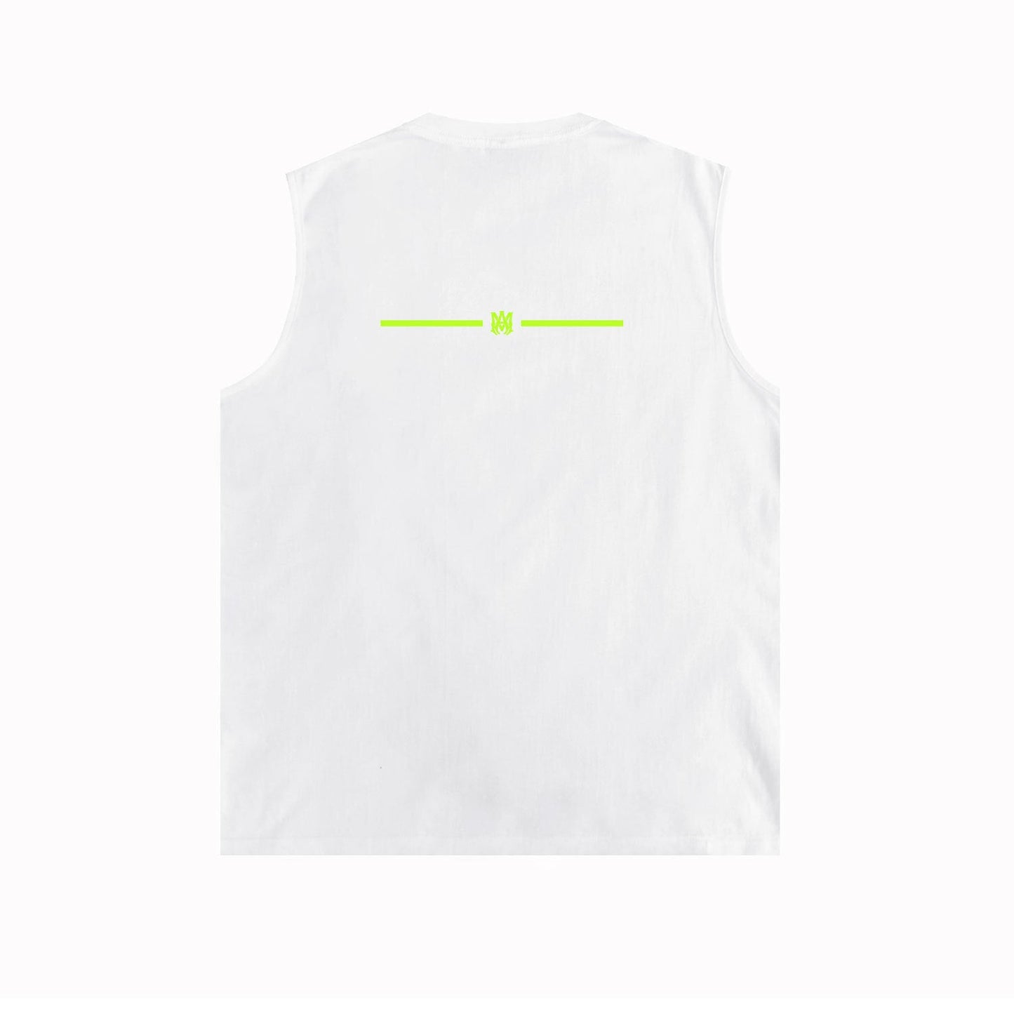 Amiri tank top small spider letter horizontal stripprinting