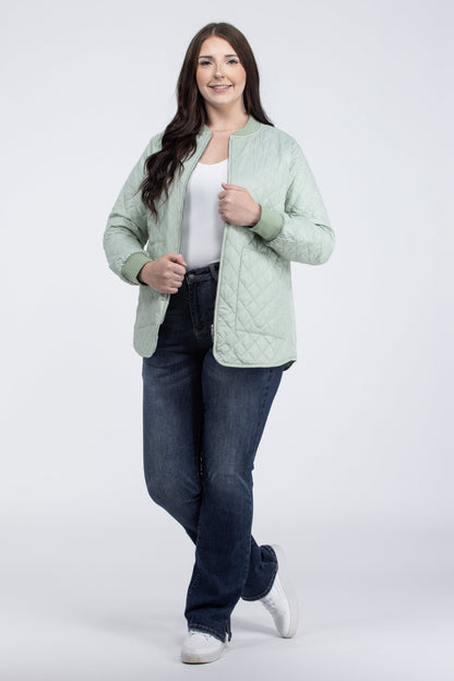 Aspire to Inspire Women's Quilted Bomber Jacket