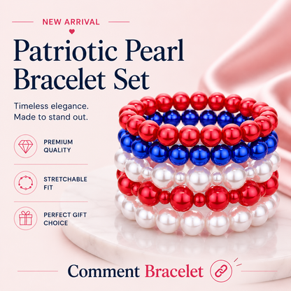 Dockside - Pearl Stretch Bracelets