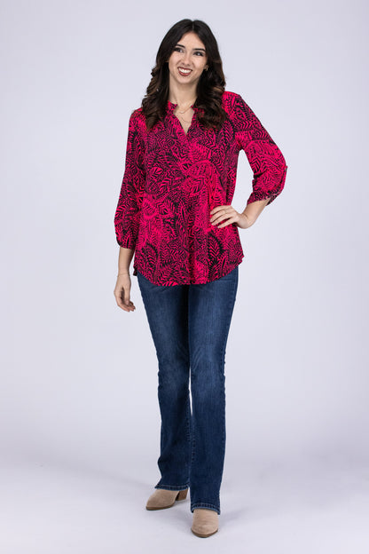 Lizzy Women's 3/4 Sleeve Top