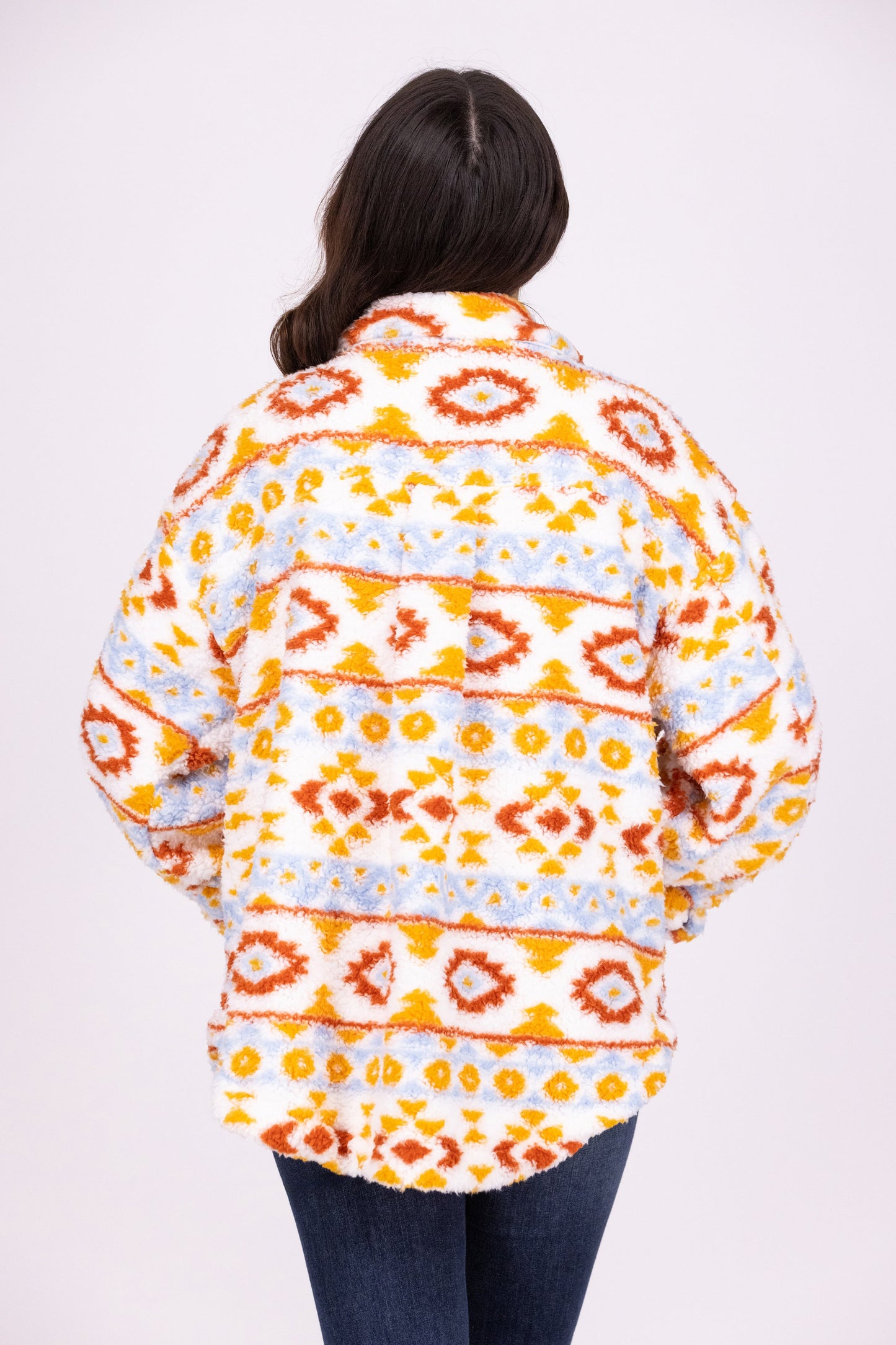 Nothing Else To Do Women's Boho Collared Shacket