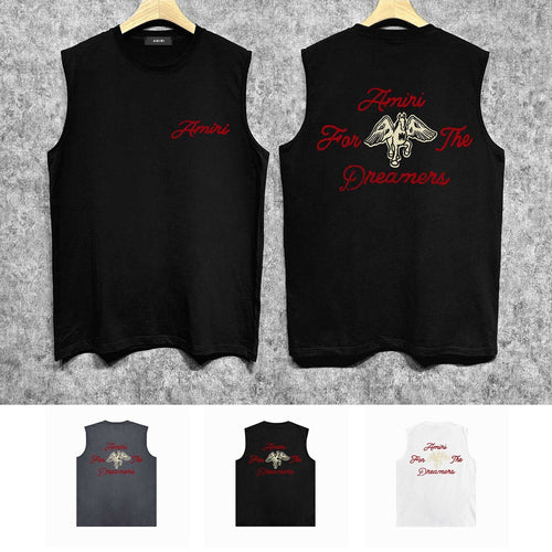 Amiri tank top mottled pegasus print