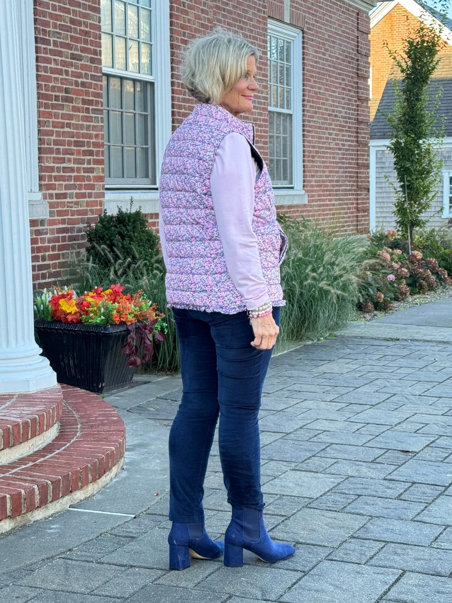LULU-B AUBRY PINK SHORT PUFFER VEST