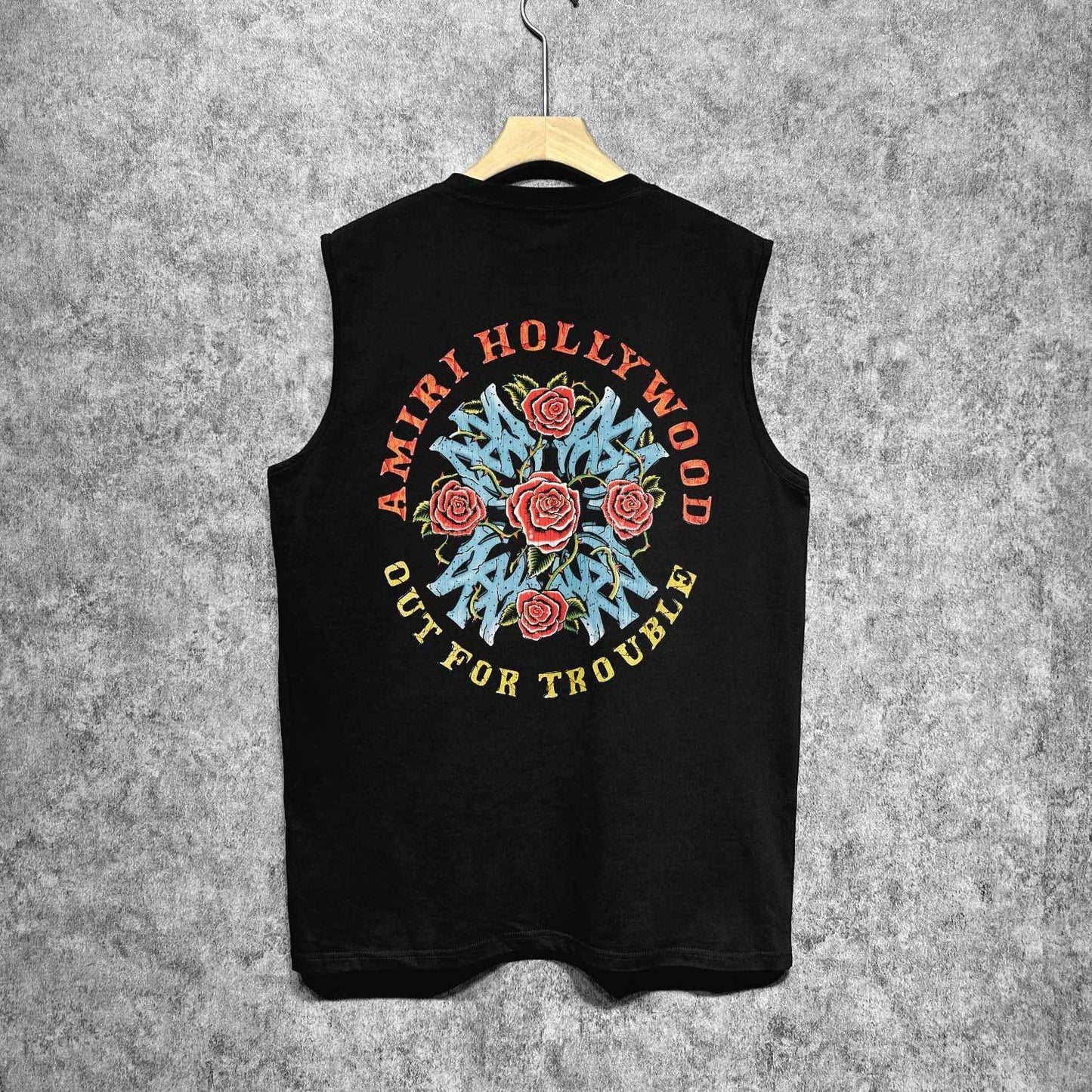 Amiri tank top floral print