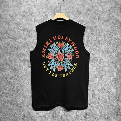 Amiri tank top floral print