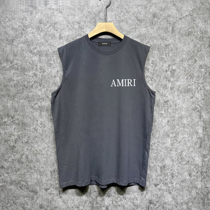 Amiri tank top beach chair printing