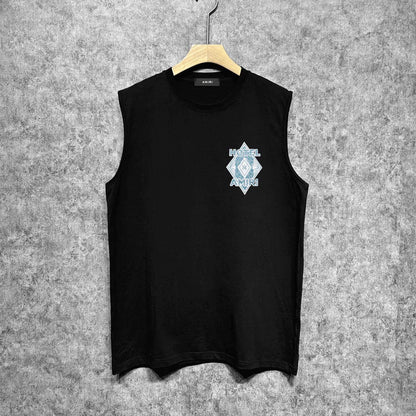 Amiri tank top medal set printing