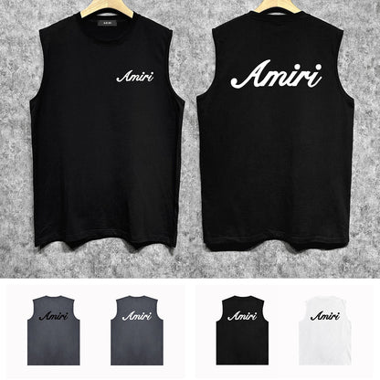 Amiri tank top new font printing