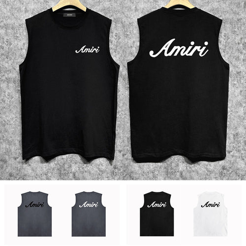 Amiri tank top new font printing