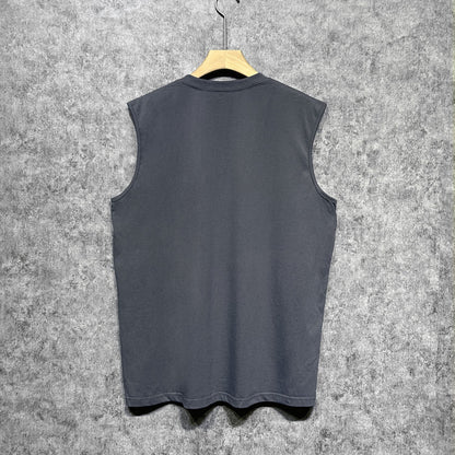 Amiri tank top rainbow letter printing