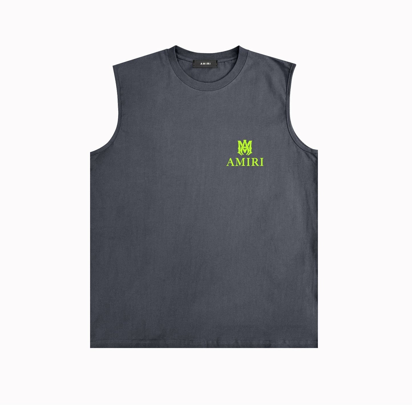 Amiri tank top small spider letter horizontal stripprinting