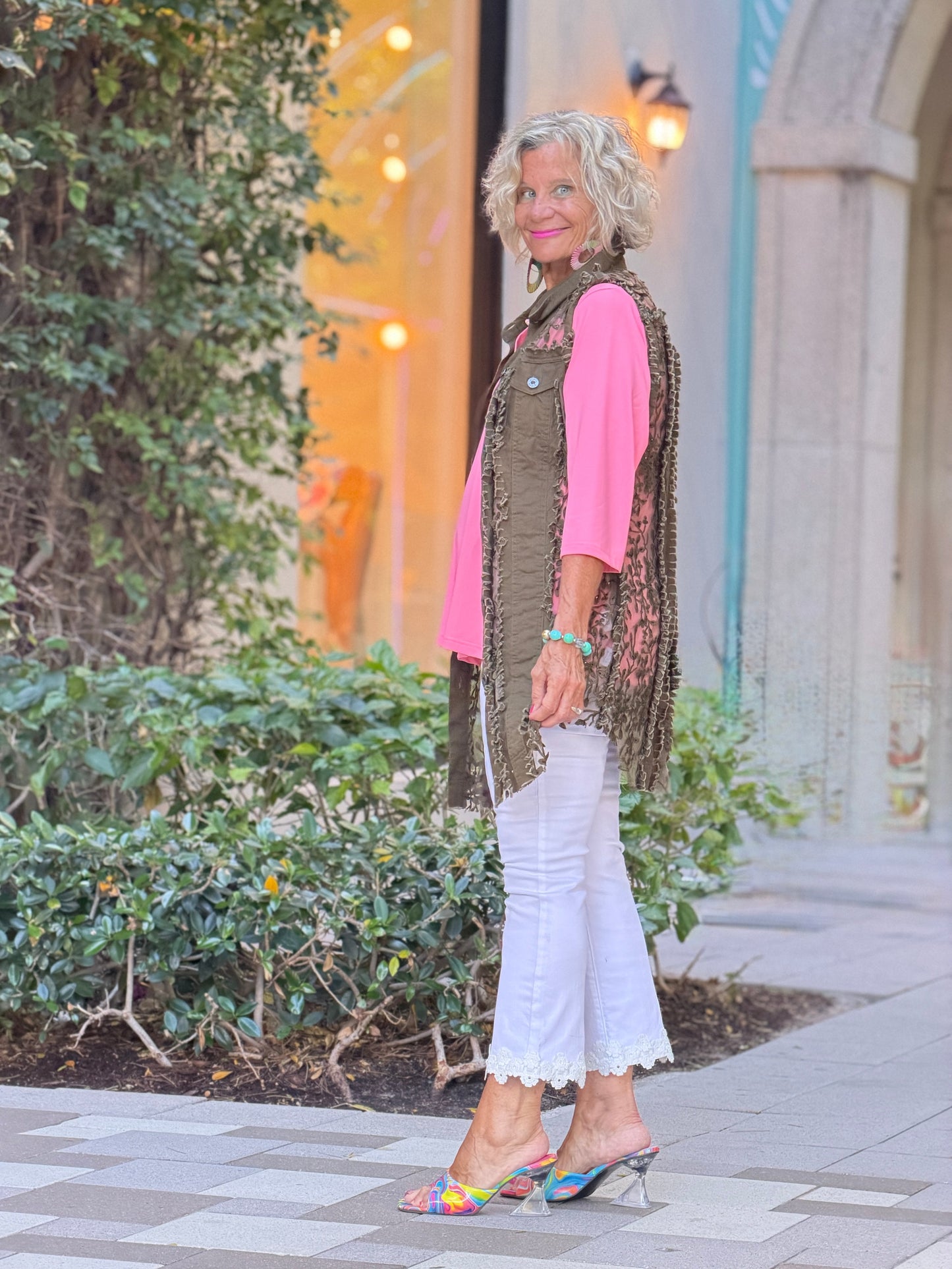 Ethyl The Harmony Vest - OLIVE