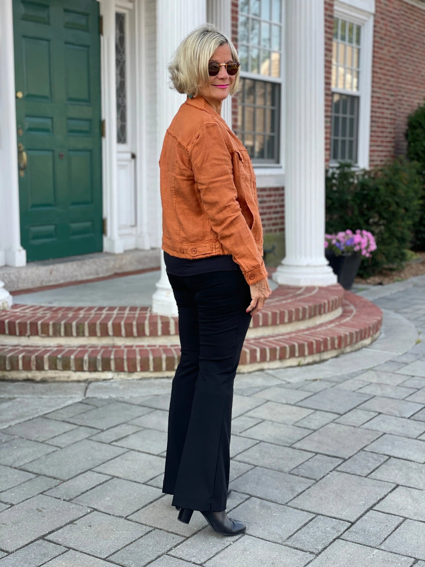 LULU-B COPPER LINEN JACKET