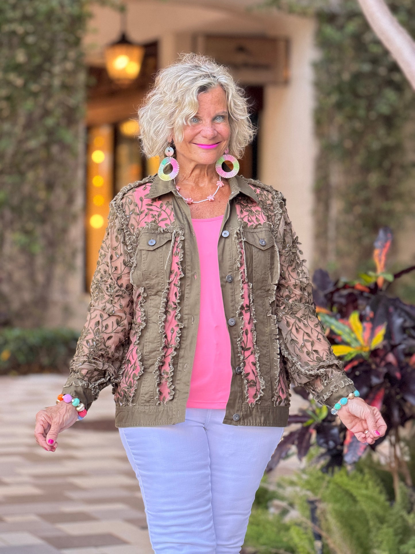 Ethyl Garden Wall Jacket - OLIVE