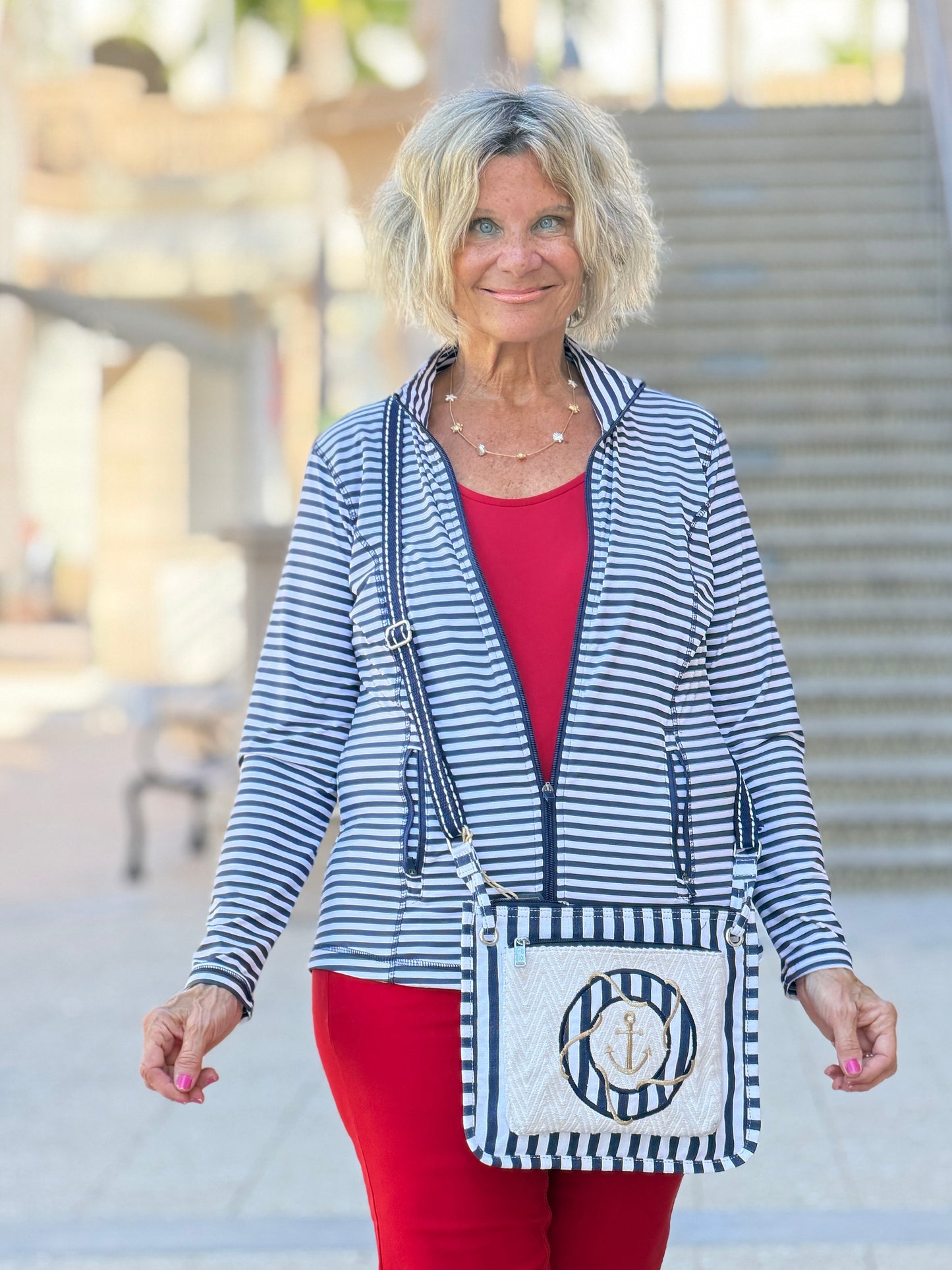 Anchor, Gold Anchor Crossbody