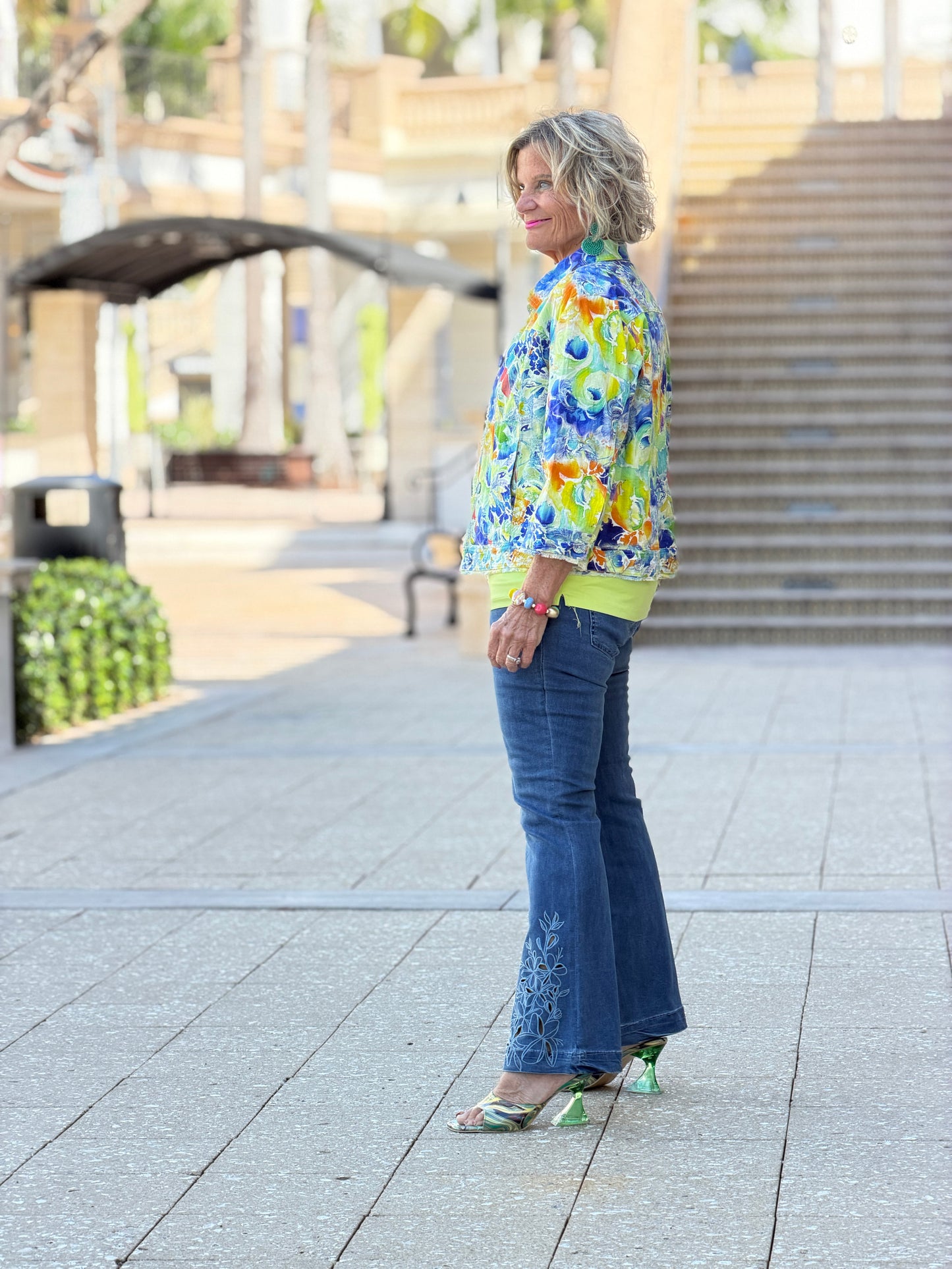 Ethyl Fit To Flare Pant - Great Falls