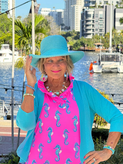 LULU B SEAHORSE BAY RUFFLE DRESS