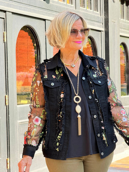 Ethyl The Whimsy Jacket - BLACK