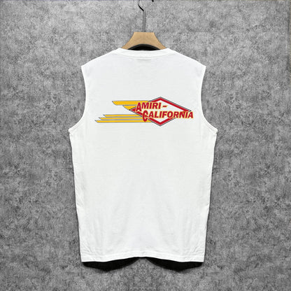 Amiri tank top eagle printing